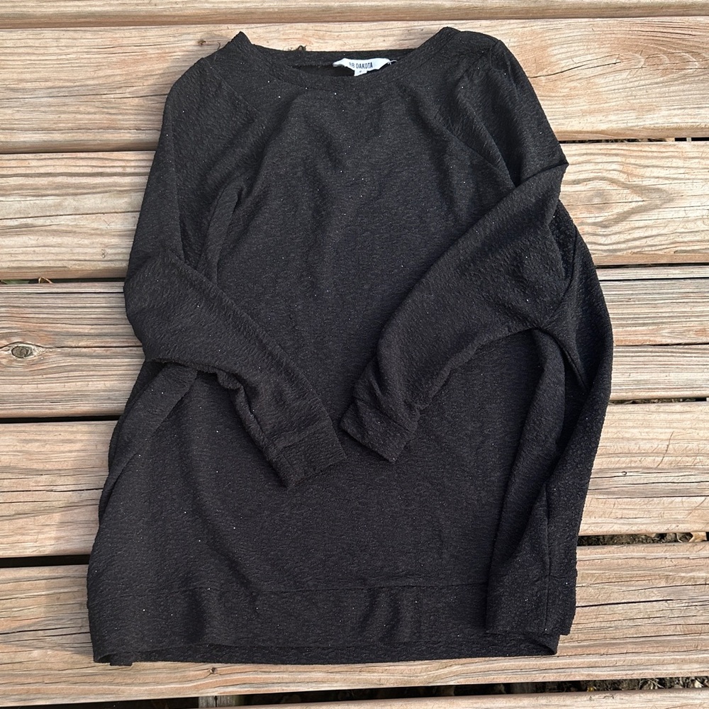 BB Dakota Black Sparkle Top